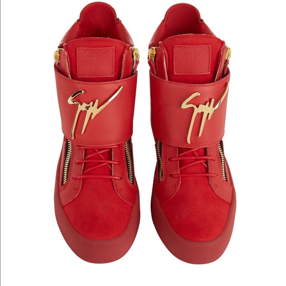 Giuseppe Zanotti womens 38 red sneakers